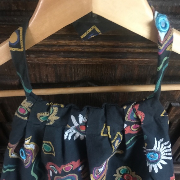 2 piece halter/mini custom made from vintage fabri - Picture 3 of 5